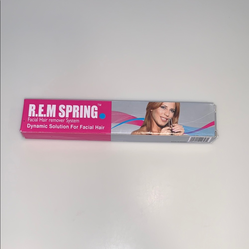 The R.E.M spring is a natural alternative to expensive facial hair removal.